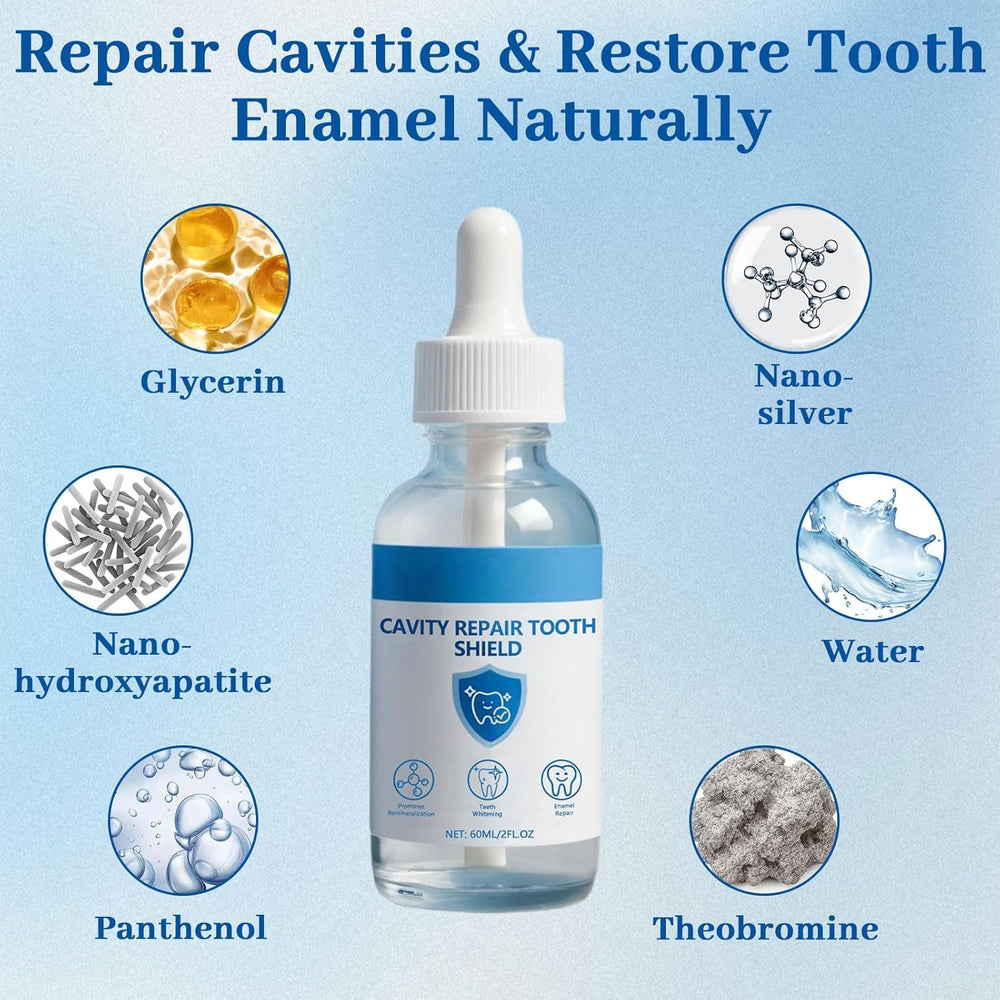 Graphic illustrating enamel remineralization and protection