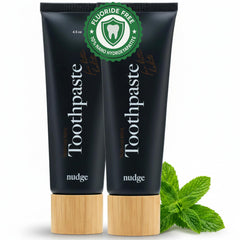 Front view of Nudge Nano Hydroxyapatite Toothpaste Pack of 2