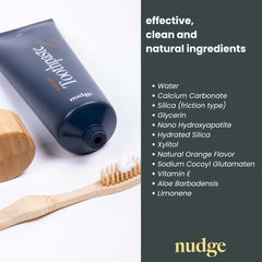 Nudge toothpaste 4 oz packshot on white background