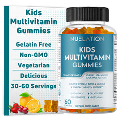 NUELATION Kids Multivitamin Gummies bottle showing 30-day supply