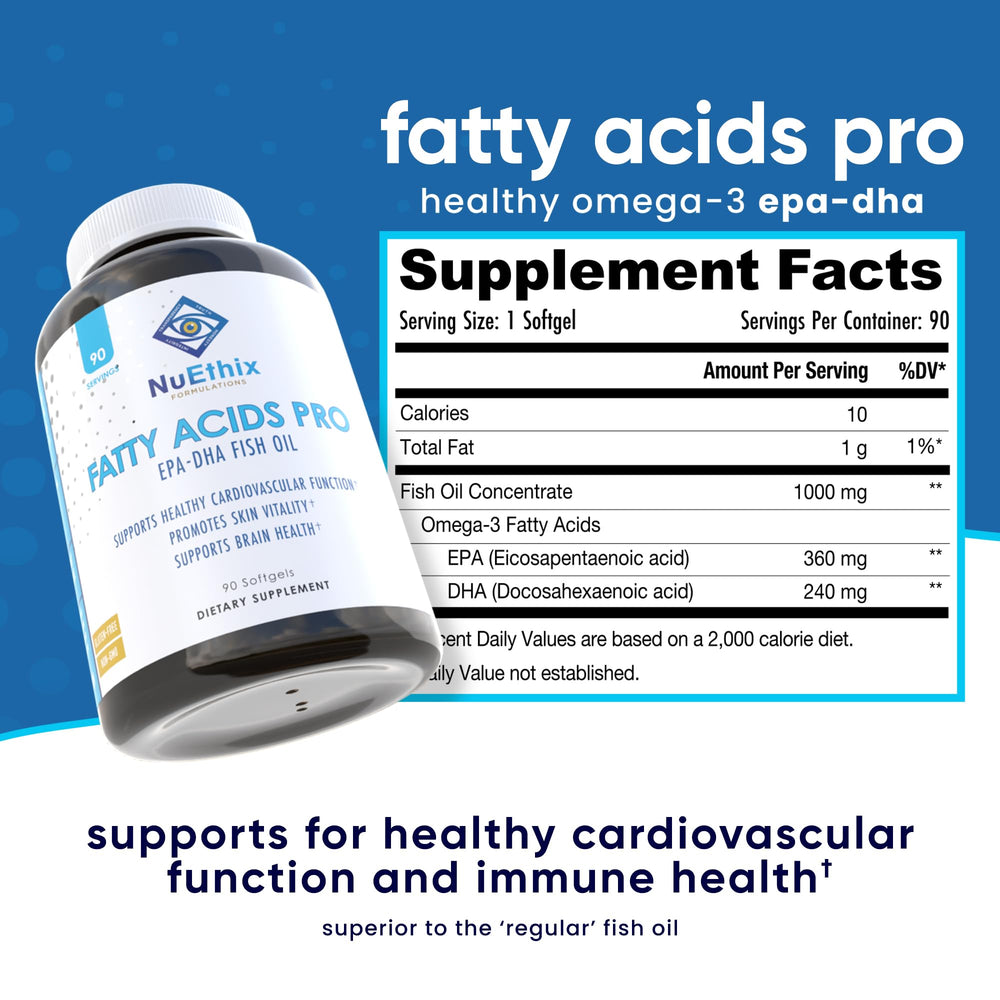 Close-up of EPA 730 mg and DHA 270 mg per serving on the label