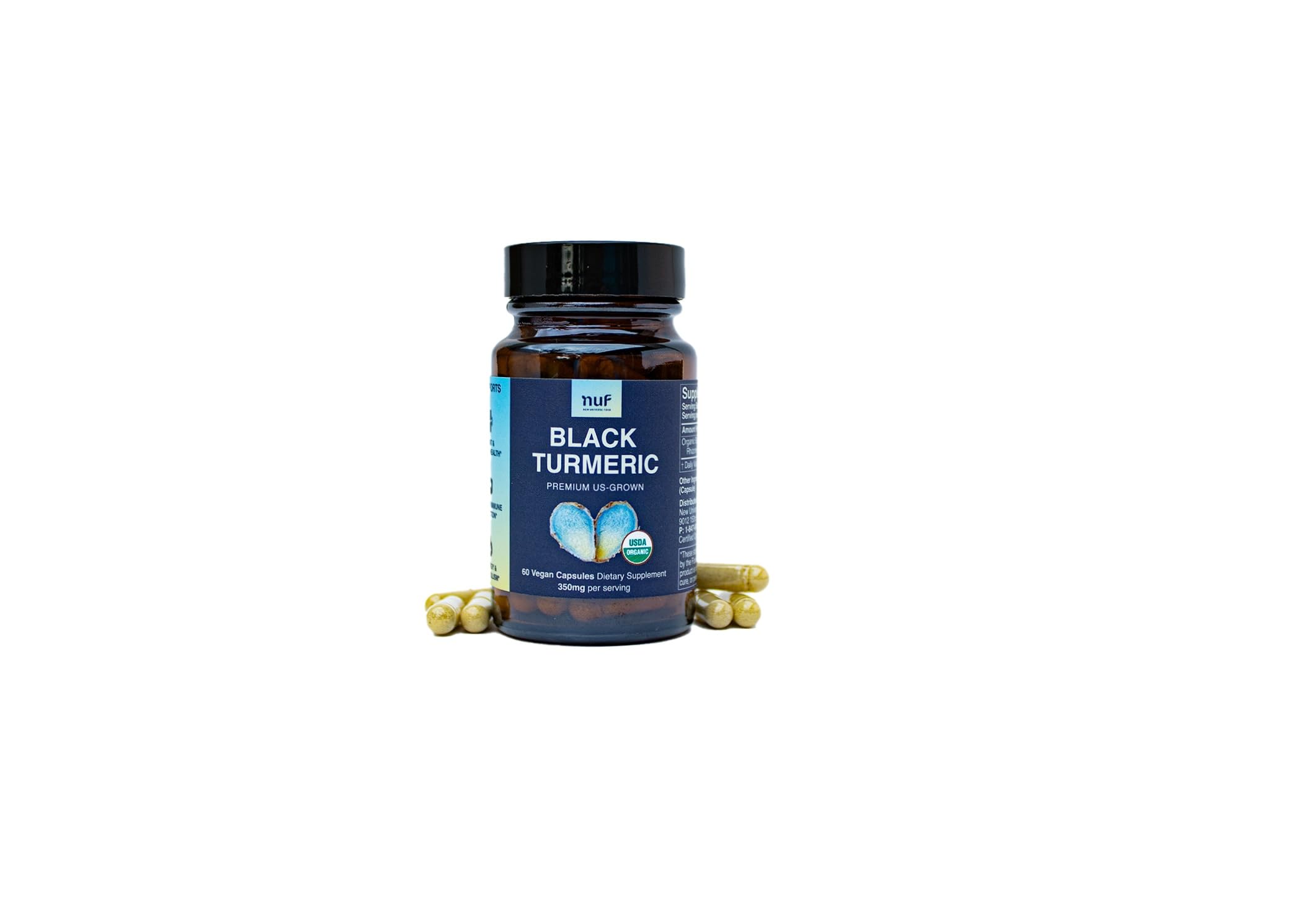 Manufacturing facility with quality control for turmeric capsules