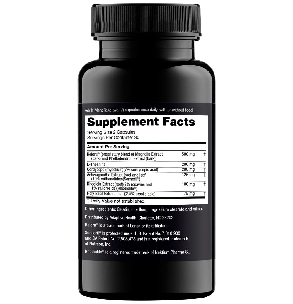 Nugenix Cortisol Control bottle with 60 capsules