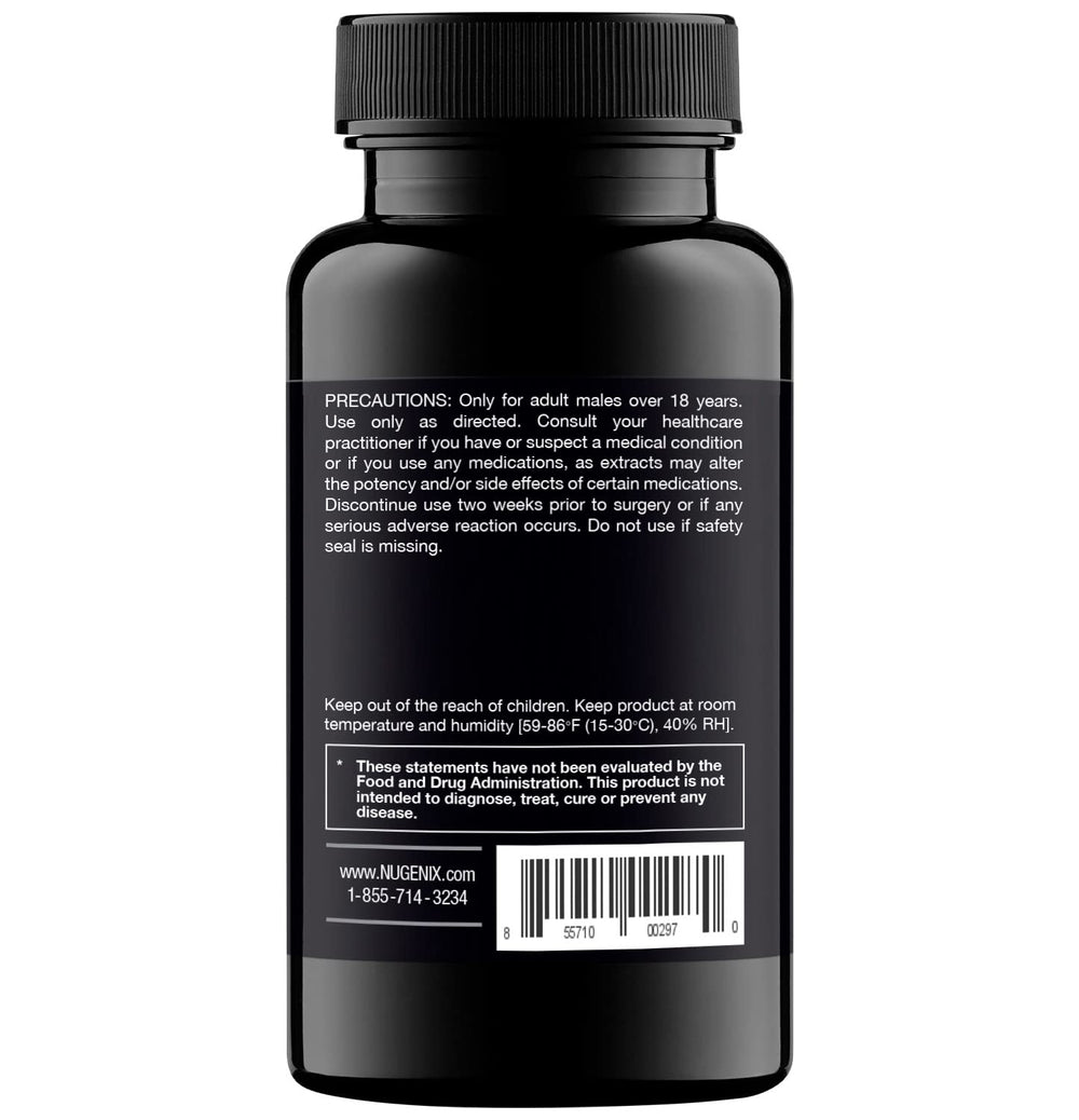 Nugenix Cortisol Control ingredients highlight