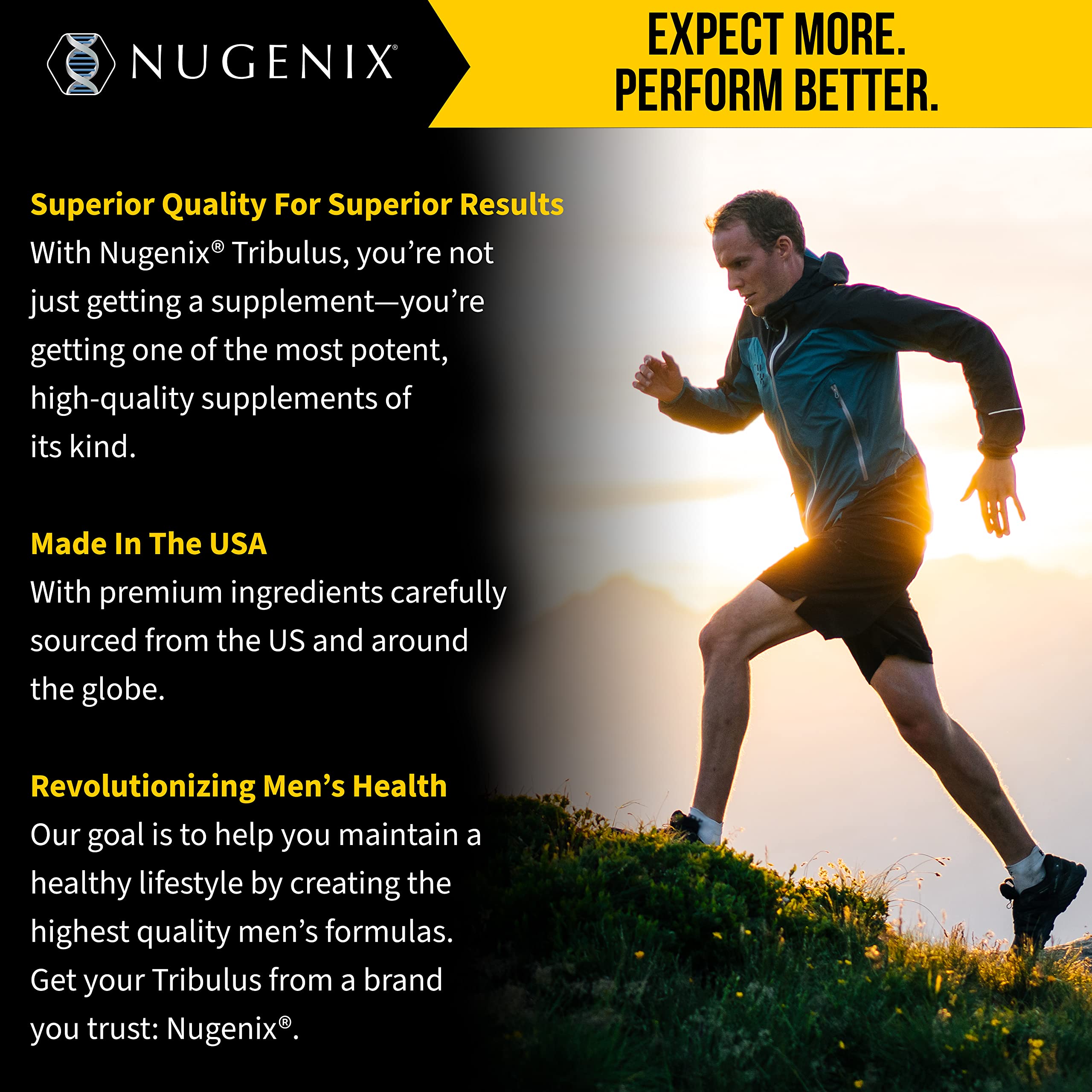 Graphic showing Nugenix products stacking together in the Nugenix family
