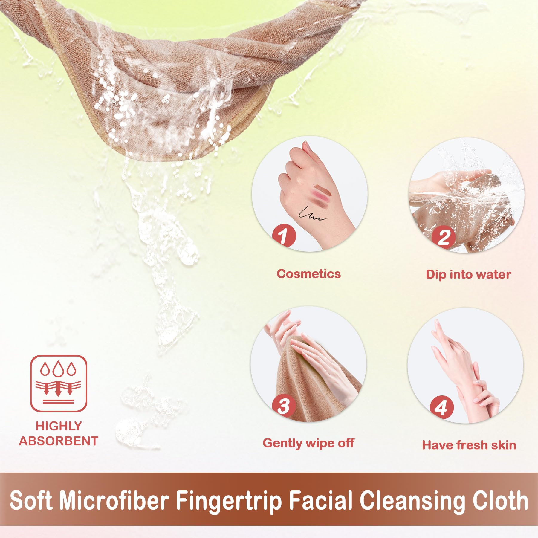 NUGILLA makeup remover cloths are machine washable and quick-drying for easy care
