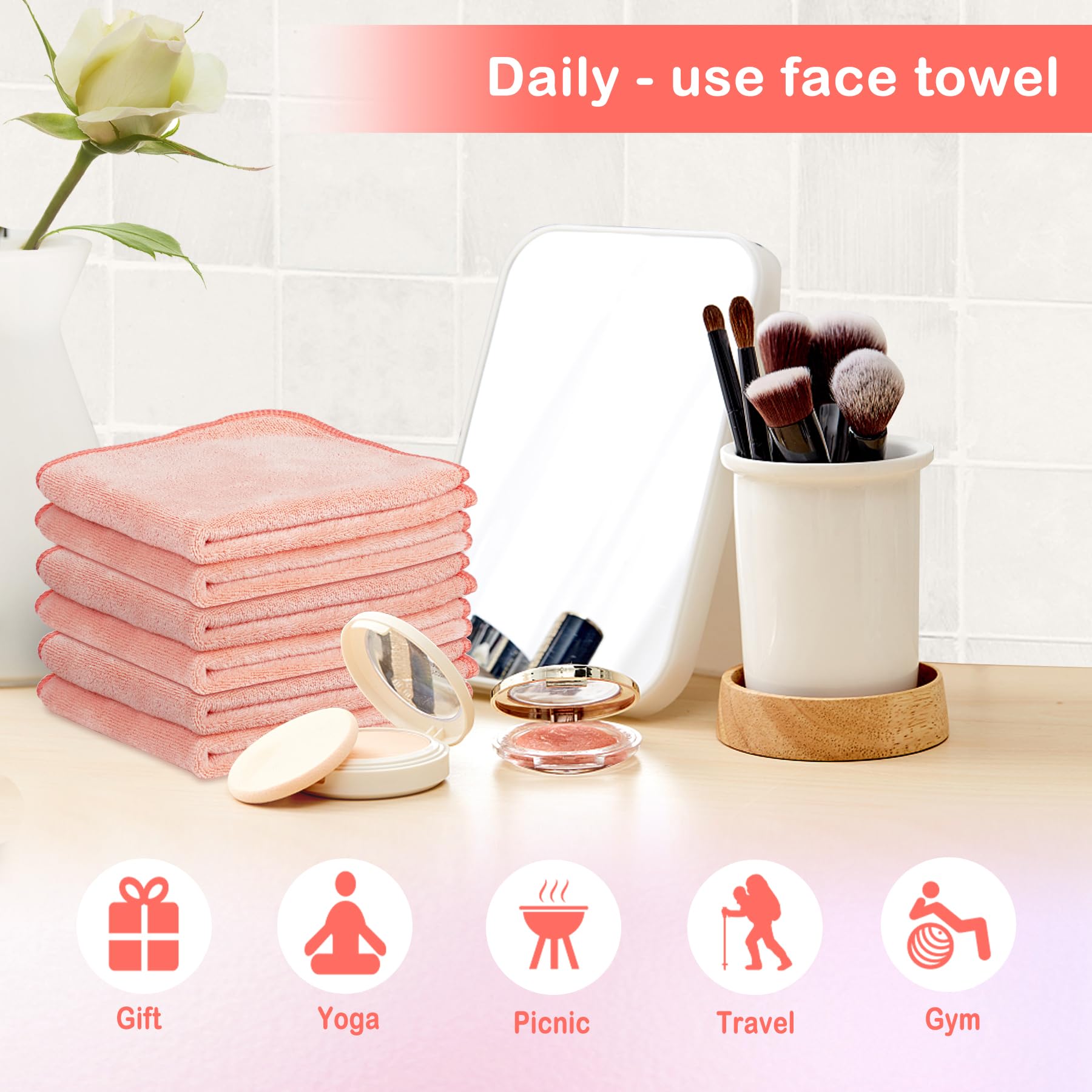 Nugilla washable face cloths show durable, reusable design.