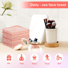 Nugilla washable face cloths show durable, reusable design.