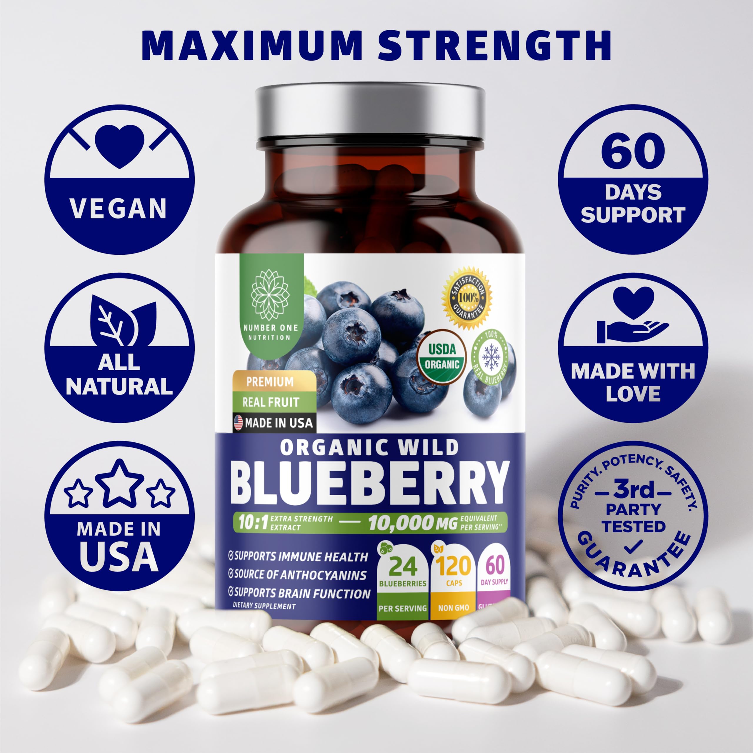 Two months of daily immune-support capsules