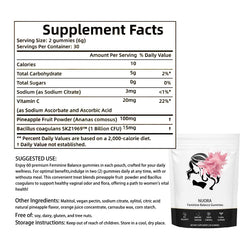 Gommes Nuora vitamine C – soutien immunitaire et énergie légère.