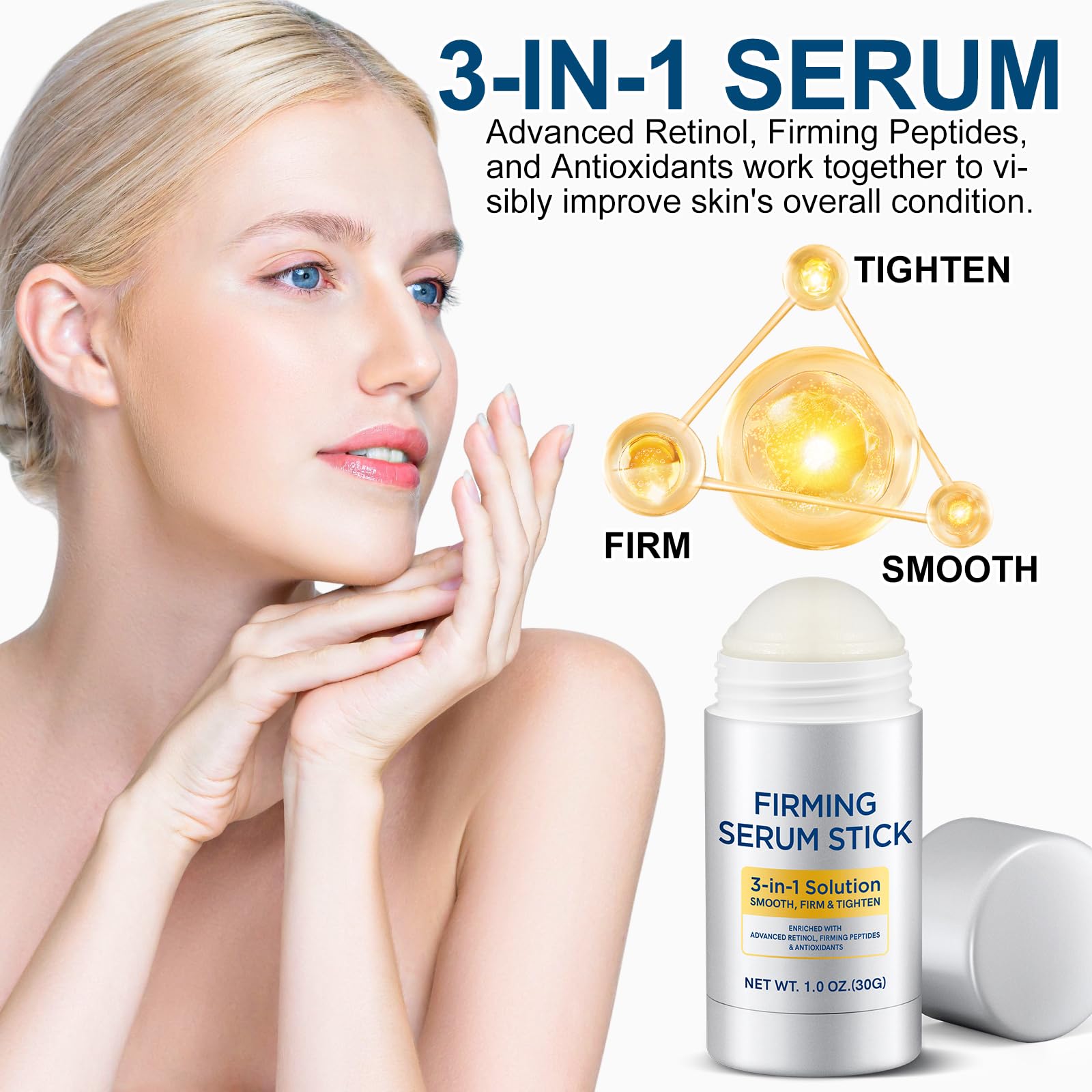 NUOYANG Retinol Firming Serum Stick neck-decollete focus on neck care.