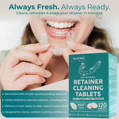 NuraClean Ultimate tablets for dentures cleaning