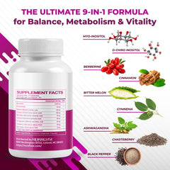 NURAFUSE ingredients: Chasteberry, Cinnamon, Gymnema, Bitter Melon