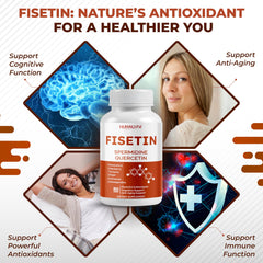 Nurafuse Fisetin 10-in-1 bottle label