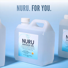 1 liter bottle of Nuru gel with nozzle