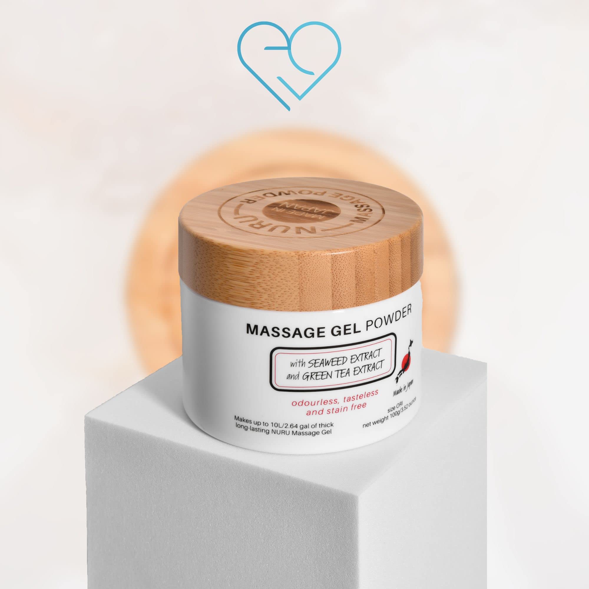 Non-greasy, fragrance-free gel texture in use