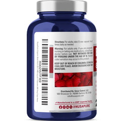 Bottle with 200 vegan veggie capsules