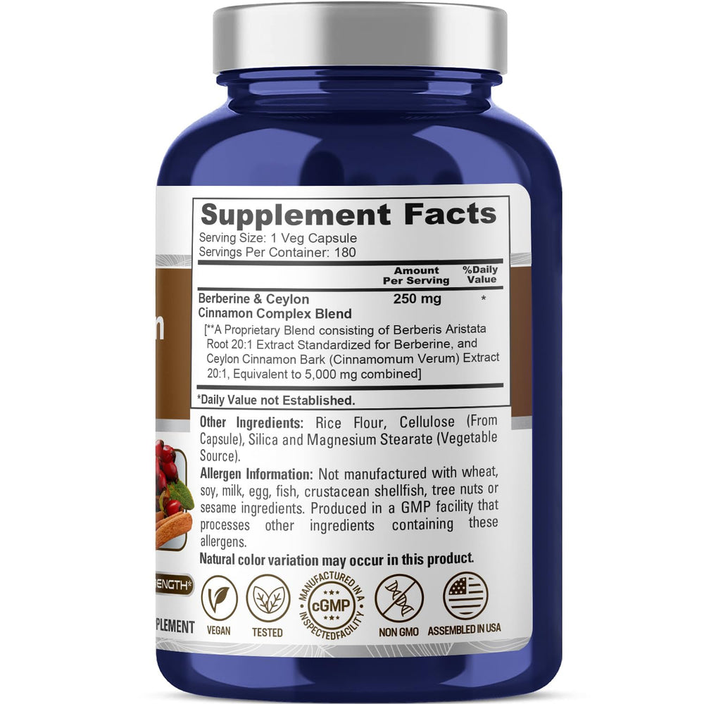 180 veggie capsules in bottle