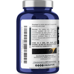 Non-GMO vegan black cumin seed supplement label