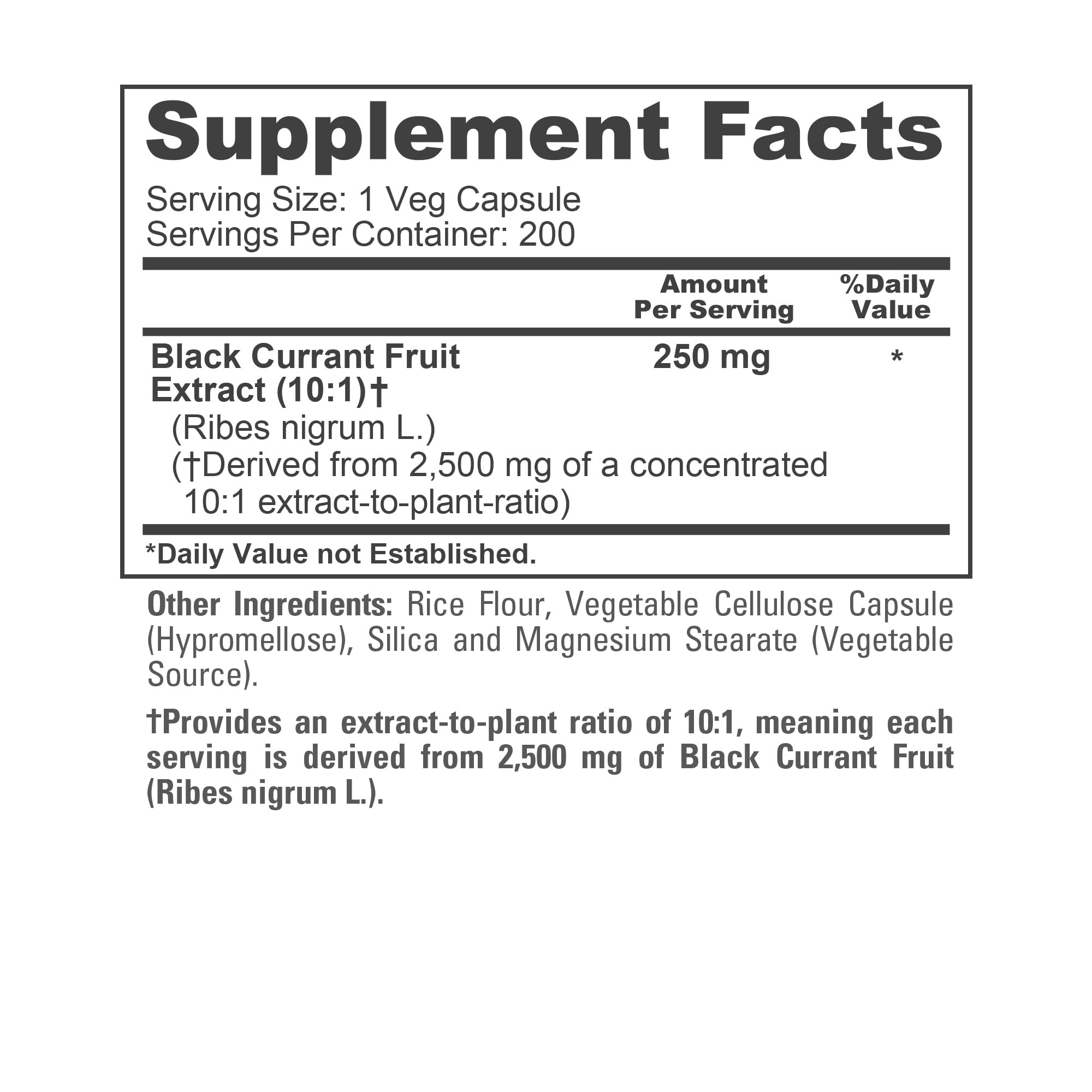 NusaPure Black Currant 10:1 Extract benefits and usage