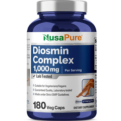 Product hero image of NusaPure Diosmin Complex bottle