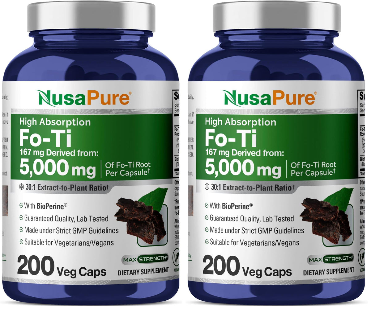 NusaPure Fo-Ti 30:1 Extract bottle – front view