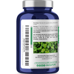 Graphic showing 98% polyphenols and 80% catechins