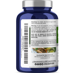 NusaPure hemp-seed-oil-ingredients close-up highlighting organic sourcing.