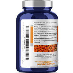 Bioperine-enhanced absorption in Omega-7 supplement