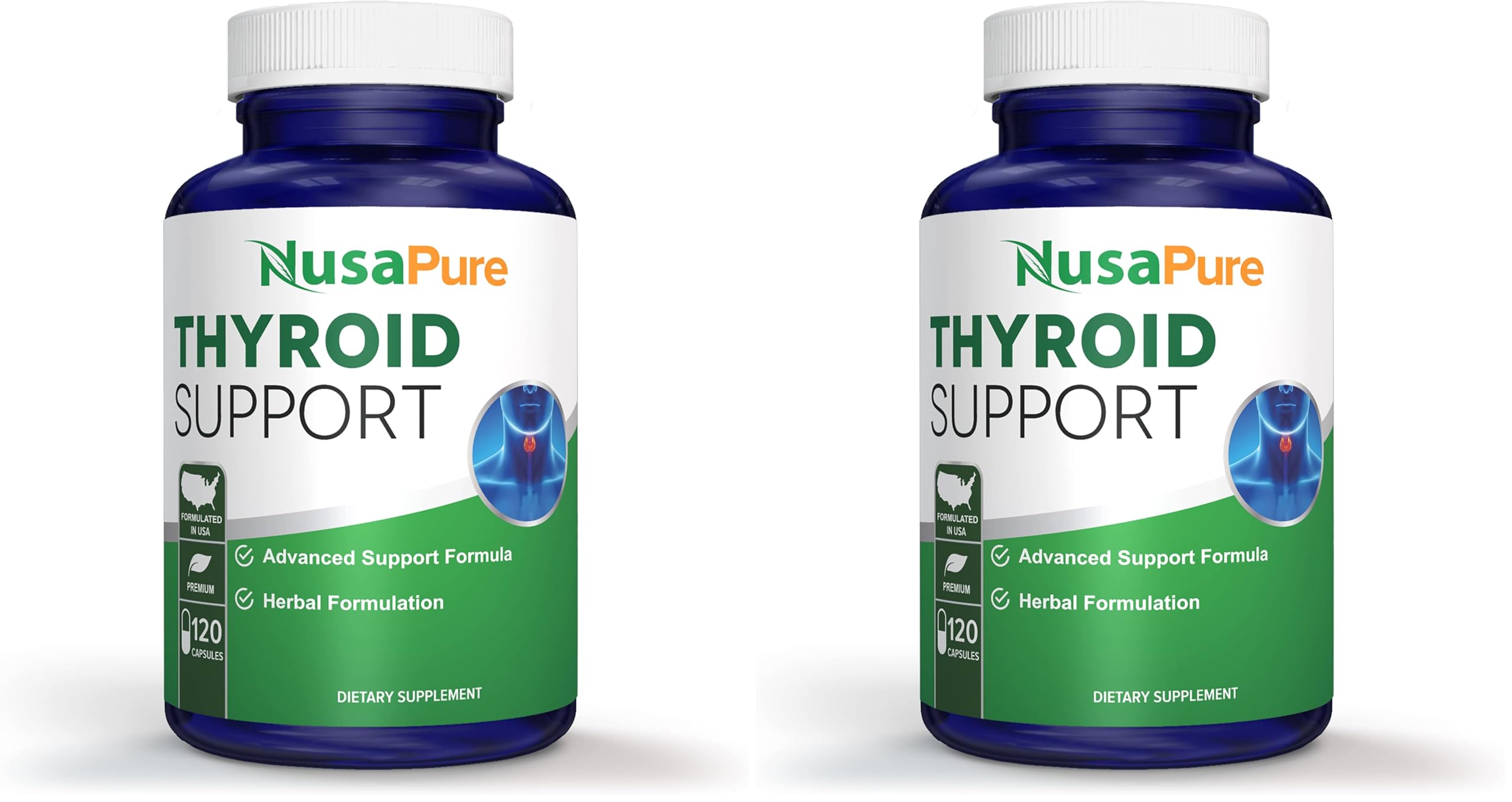 Front view of NusaPure Thyroid Pack 2