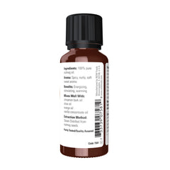 Nutmeg essential oil being used with a diffuser for aromatherapy