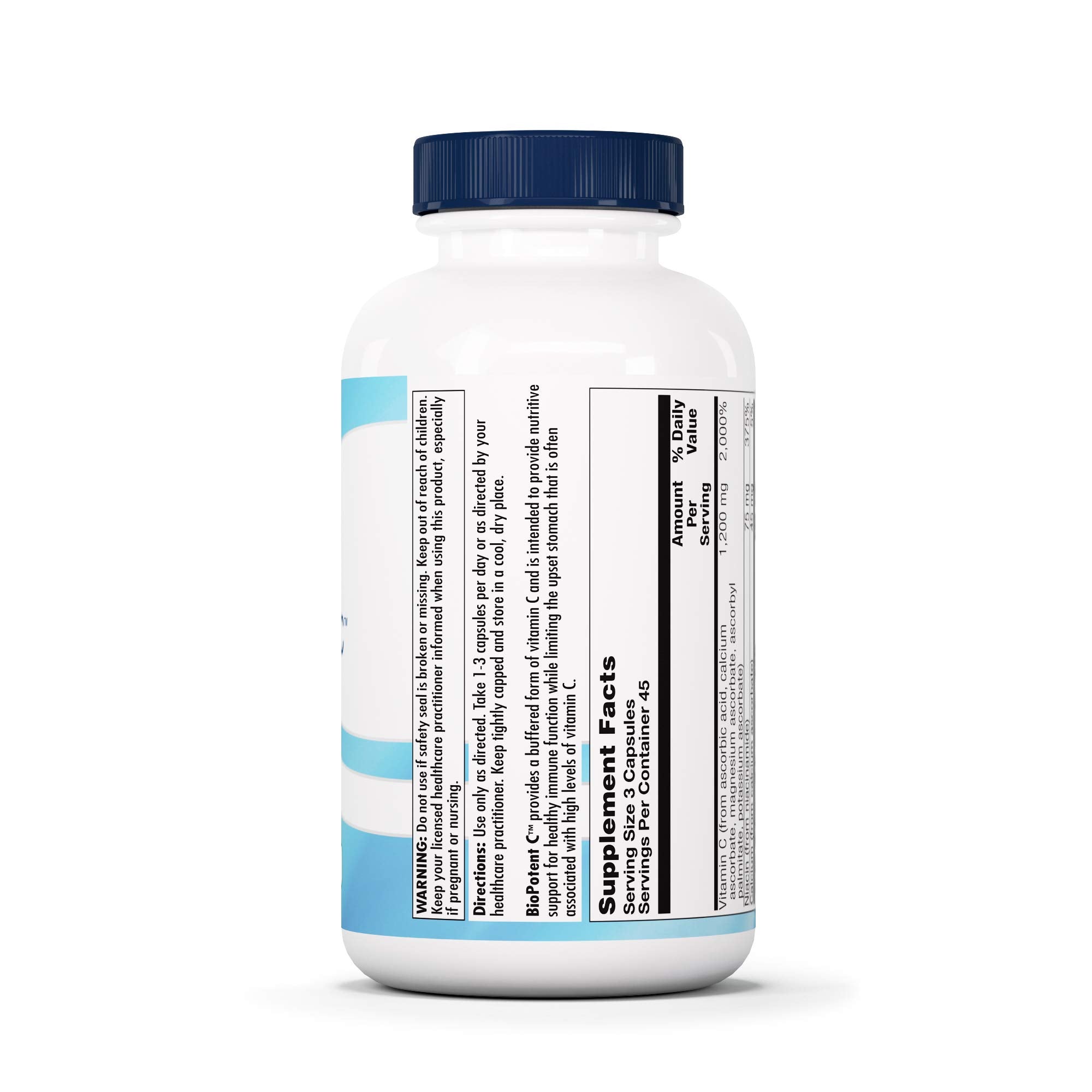 Close-up of Vitamin C capsules