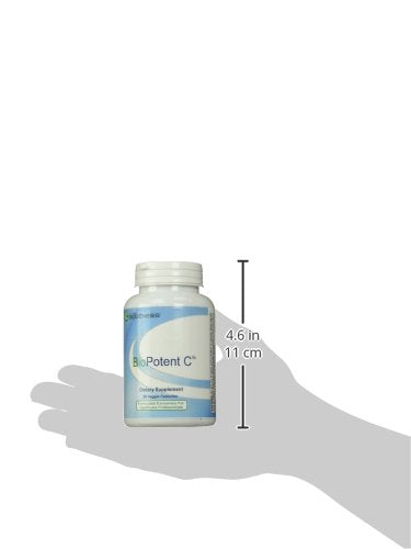 Product label for Nutra BioGenesis BioPotent C Vitamin C supplement
