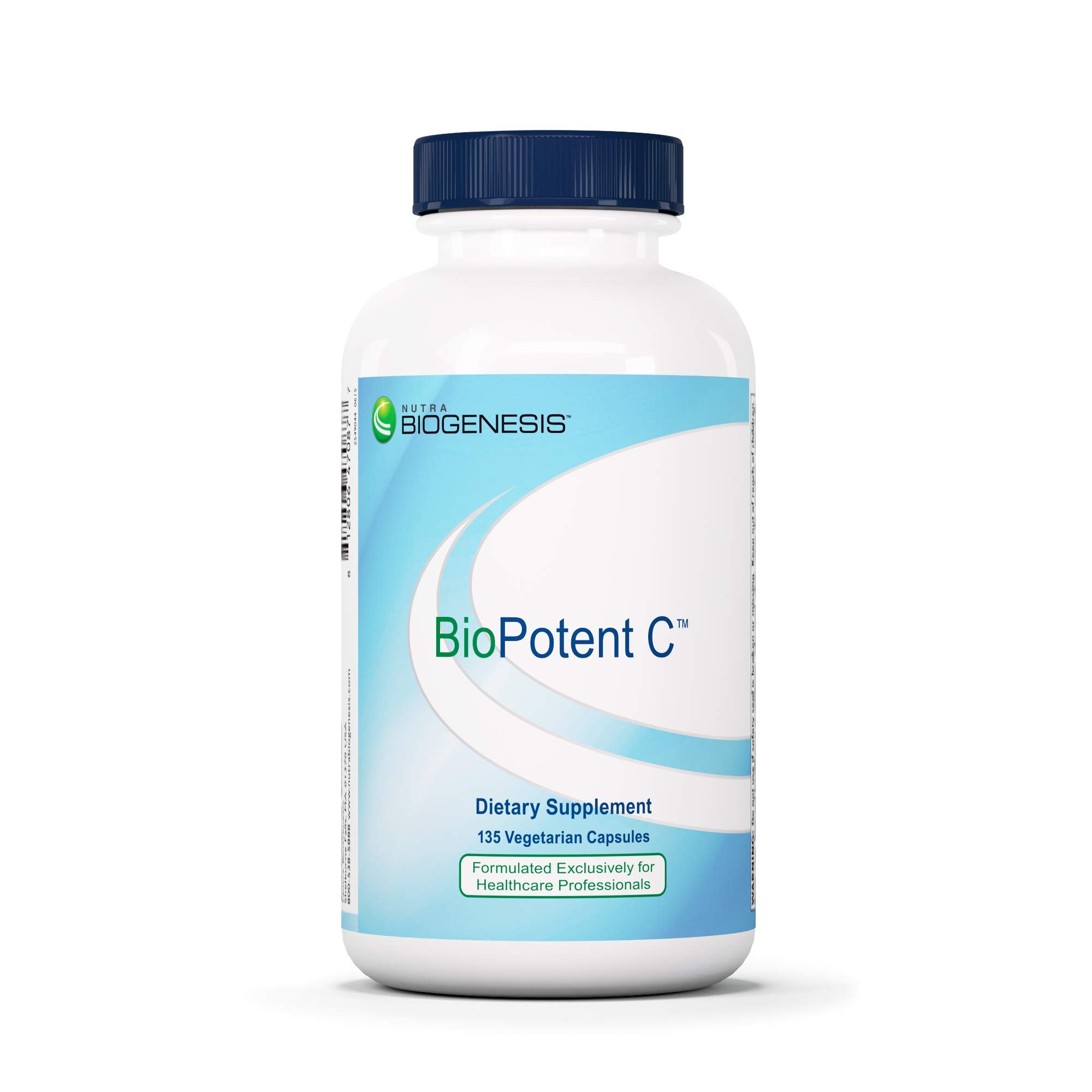 Bottle of Nutra BioGenesis BioPotent C vitamin C capsules