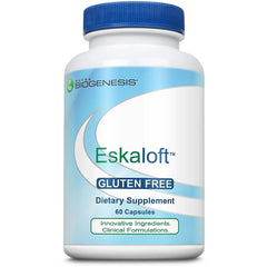 Nutra Biogenesis Eskaloft St John's Wort Capsules with Rhodiola Rosea, L-Theanine and GABA for calm mindset and healthy sleep