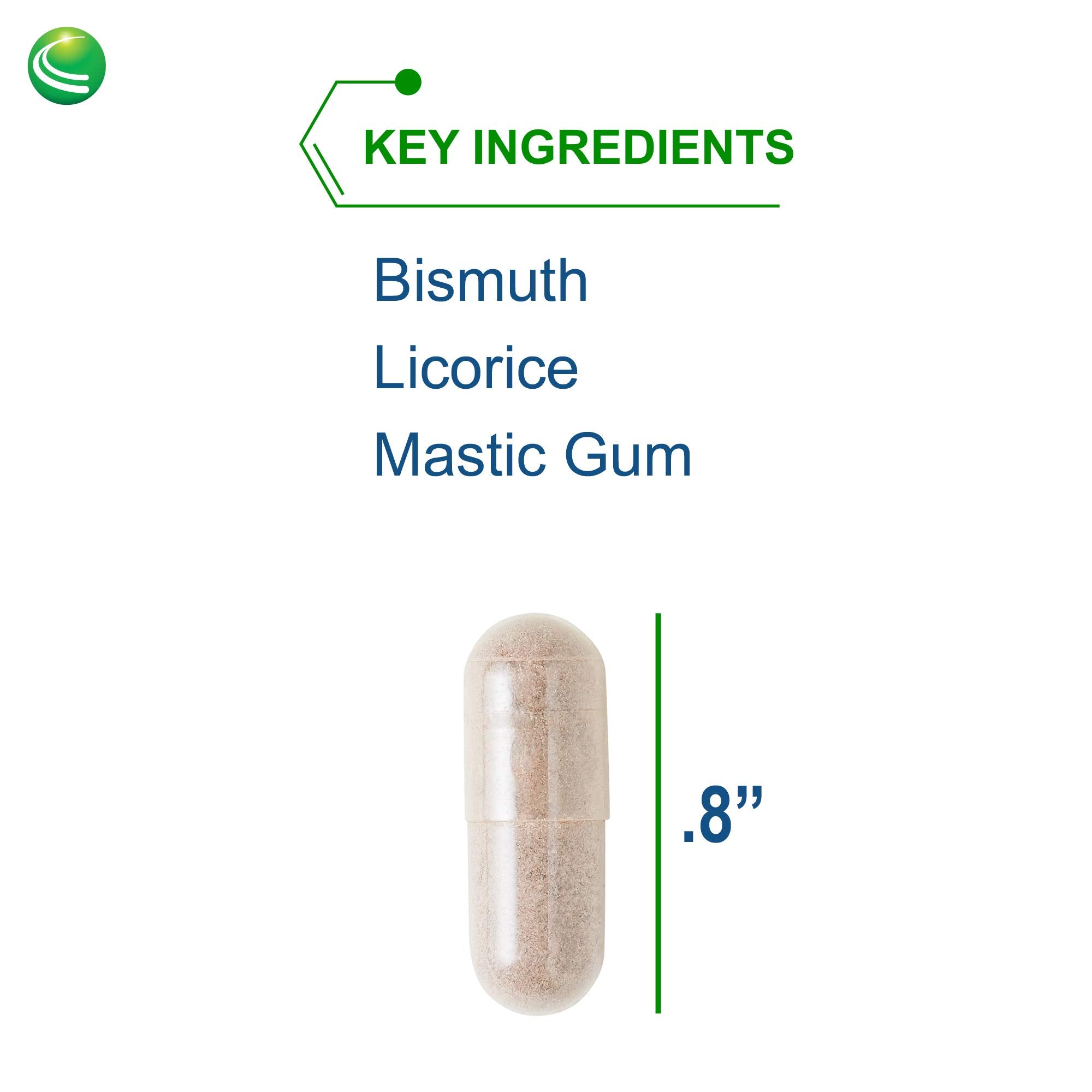 Key ingredients: DGL licorice root extract and mastic gum
