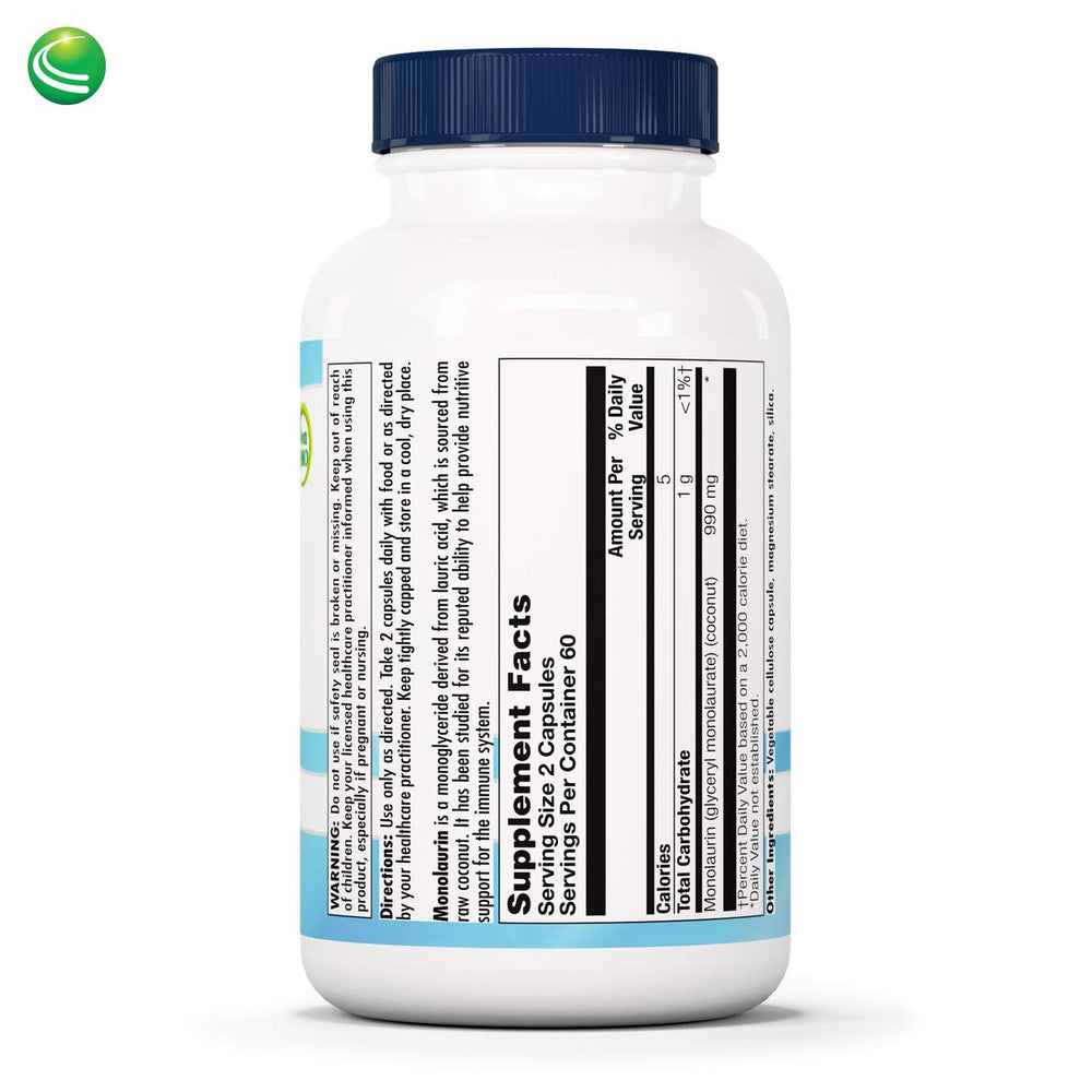 Monolaurin capsules from Nutra Biogenesis