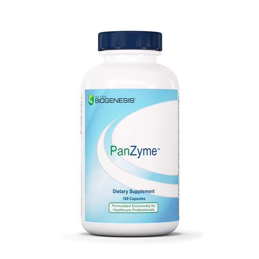 Nutra Biogenesis PanZyme bottle and capsules
