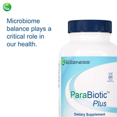 90 veggie capsules bottle of ParaBiotic Plus