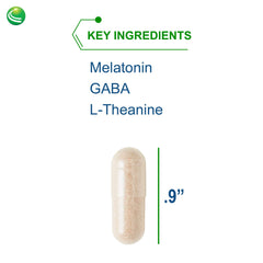 Sleep Factors bottle with veggie capsules displayed