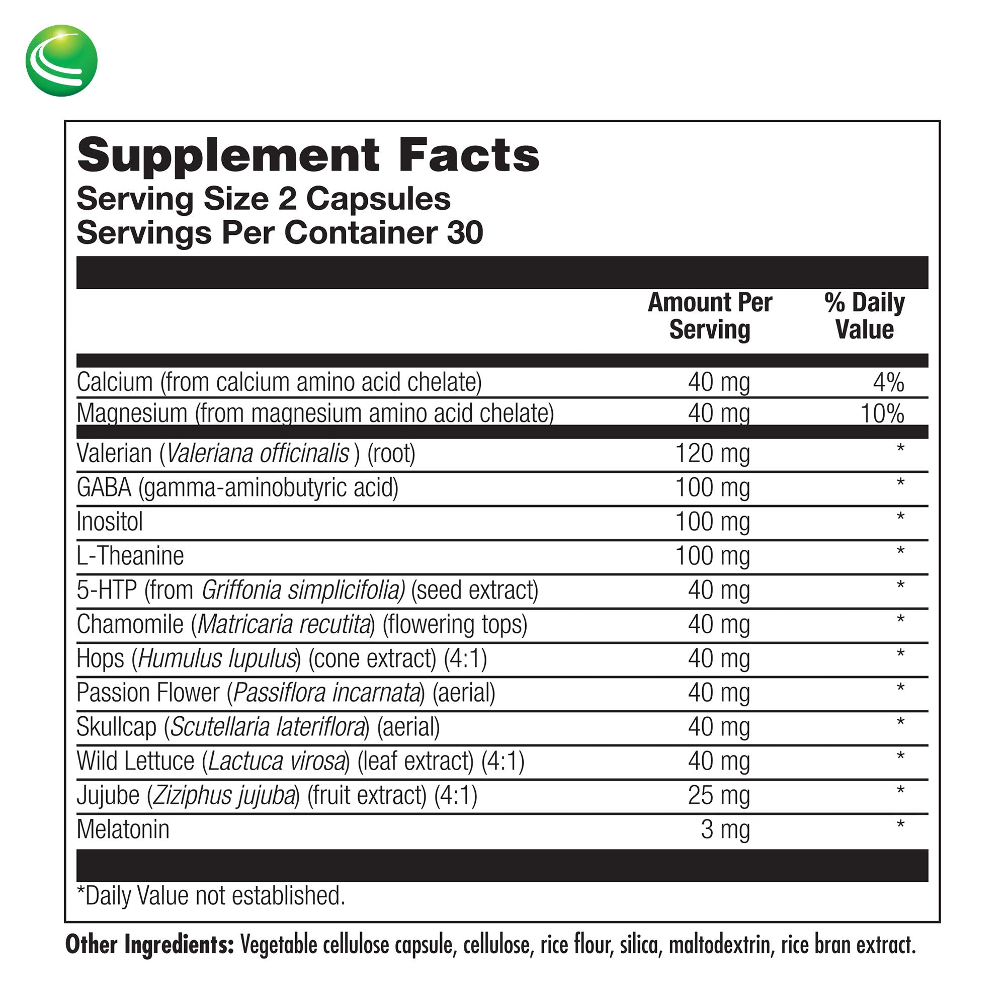 Front packaging of Nutra Biogenesis Sleep Factors