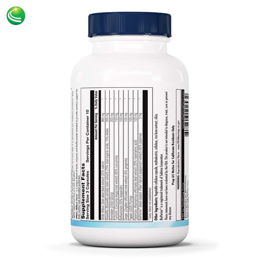 Nutra Biogenesis White Willow Forte bottle label