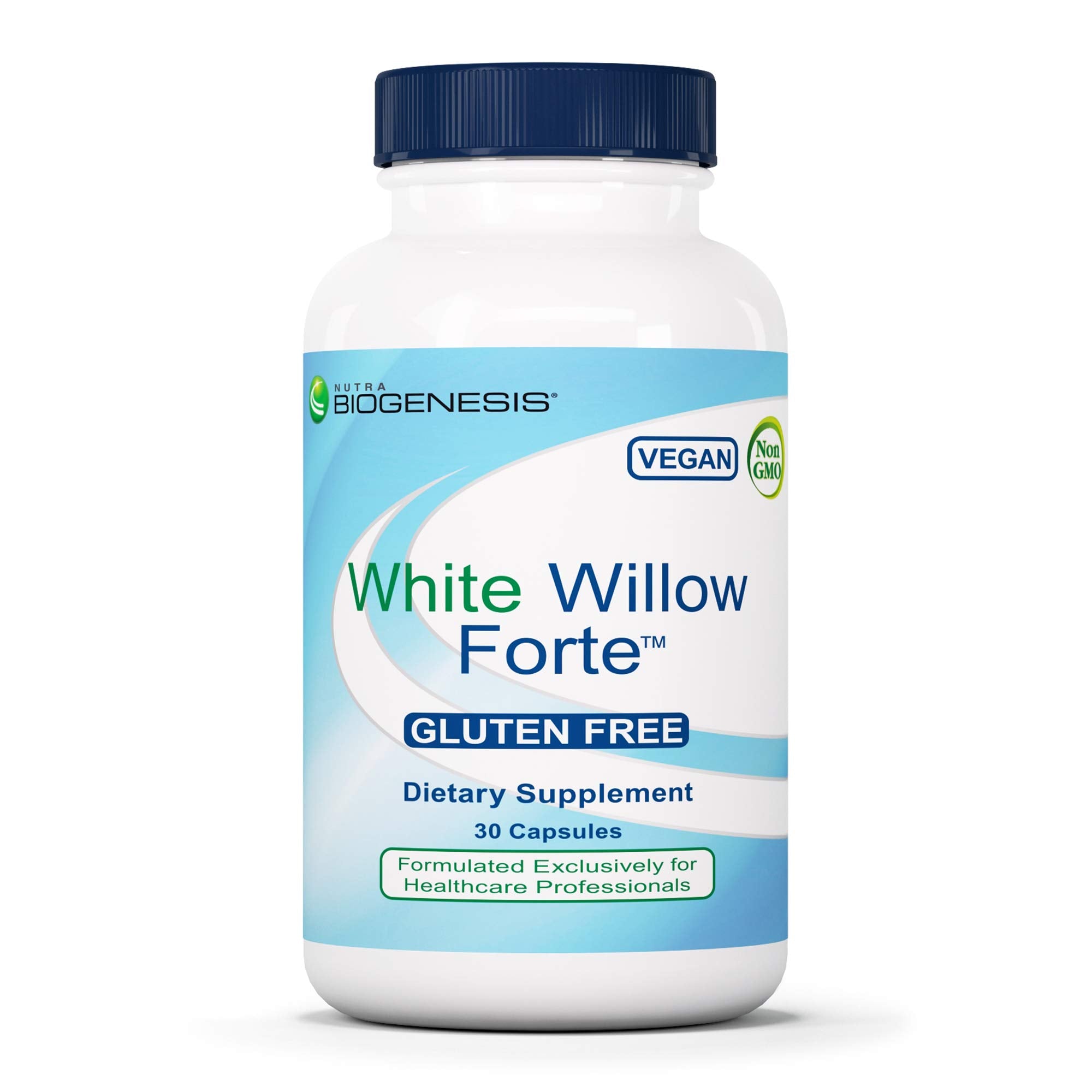 Nutra Biogenesis White Willow Forte packaging and bottle