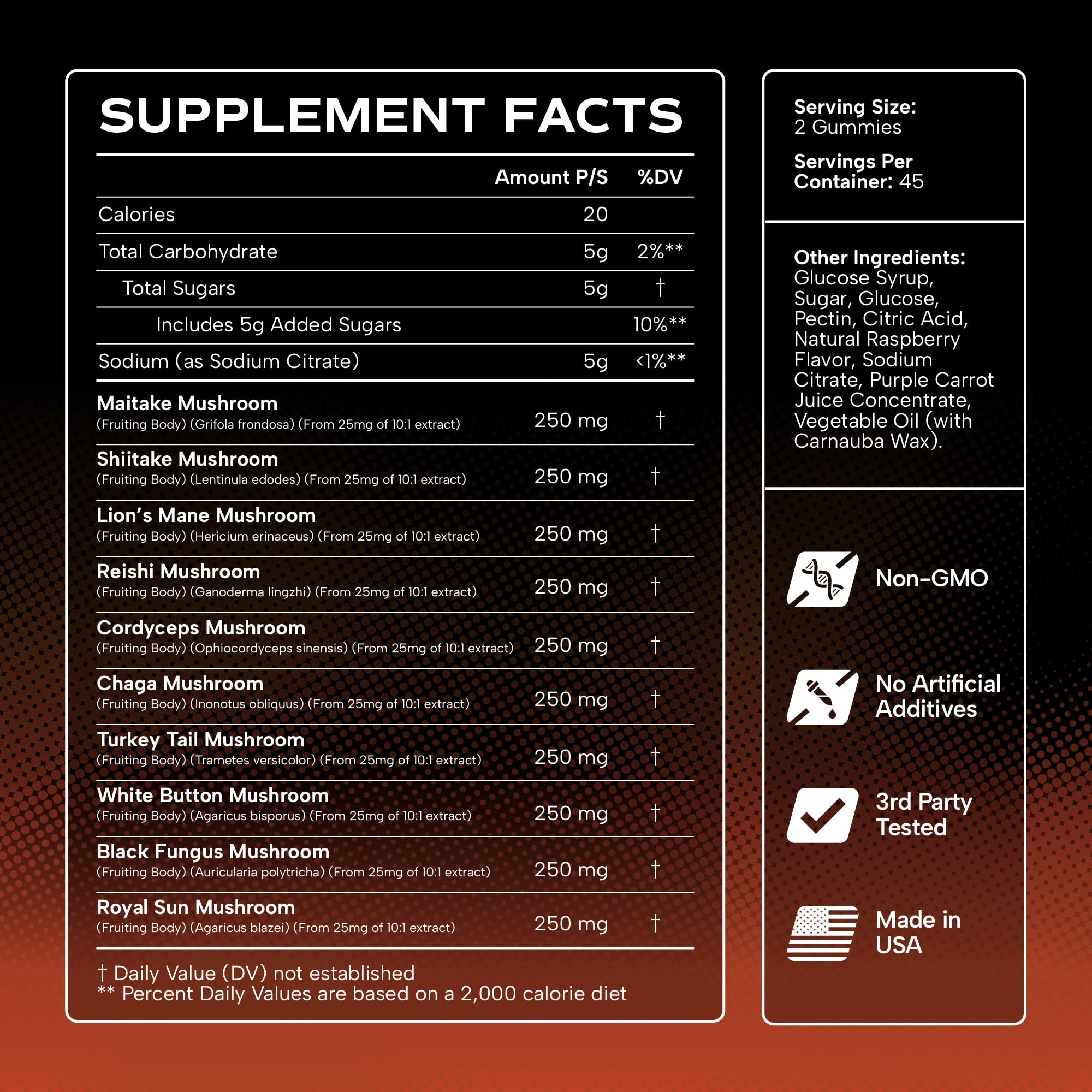 Focus, energy and immunity benefits illustration