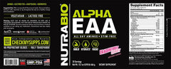 NutraBio Alpha EAA cognitive benefits image featuring Alpha GPC and Ashwagandha.