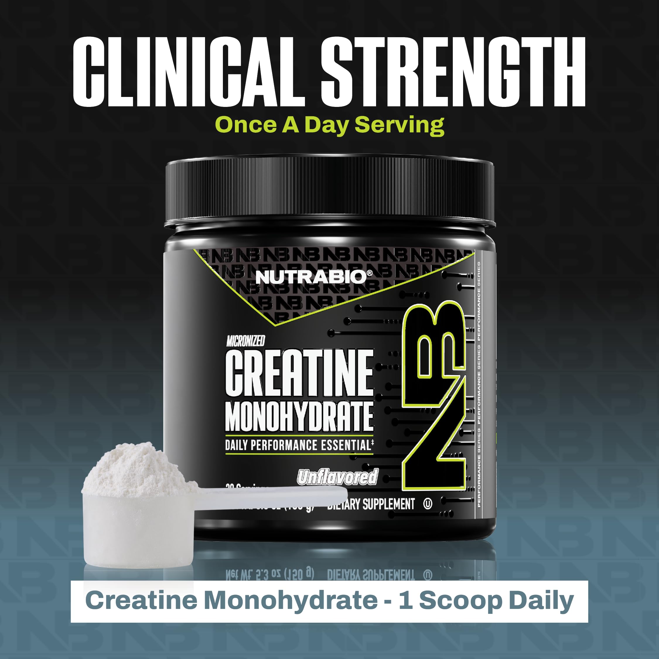 Creatine completely dissolved in clear glass - no clumping