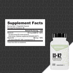 D3 K2 capsules close-up