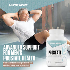 NutraBio Prostate bottle - back label with directions