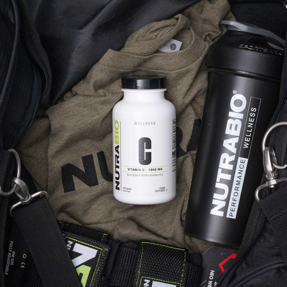 Rose hips ingredient accent showing 65mg per serving