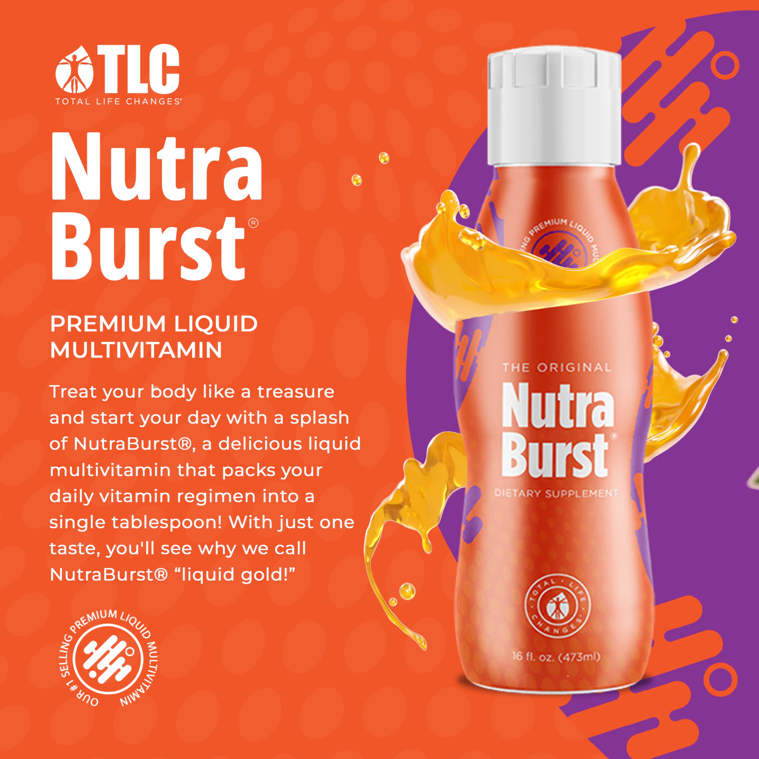 Pouring NutraBurst into a spoon